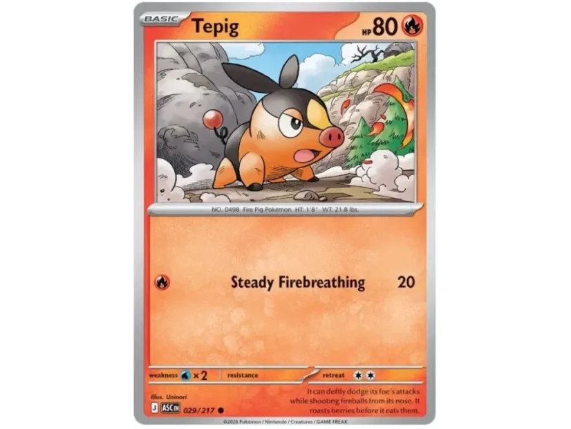 Tepig 029/217 Ascended Heroes