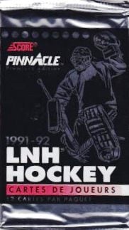 1991-92 Pinnacle Hockey Score Canadian Ed. Balíček 1991-92 Pinnacle Hockey Score Canadian Ed. Balíček