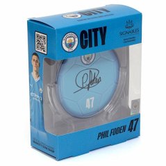 Phil Foden Man. City – fotbalová memorabilie 14 cm- Signature