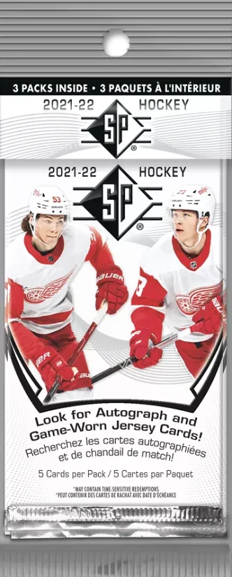 2021-22 Upper Deck SP Hockey Hanger Balíček