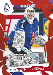 JOSEF KOŘENÁŘ 2026 Hokejové Česko SportZoo Scarlet Red