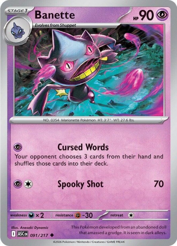 Banette 091/217 Ascended Heroes