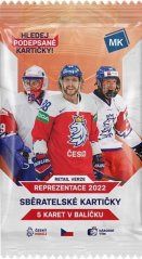2021/22 Mojekartičky Národní Tým retail balíček – oficiální karty slovenské hokejové reprezentace