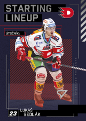LUKÁŠ SEDLÁK 23-24 SportZoo Série2 Tipsport ELH Starting Line-Up