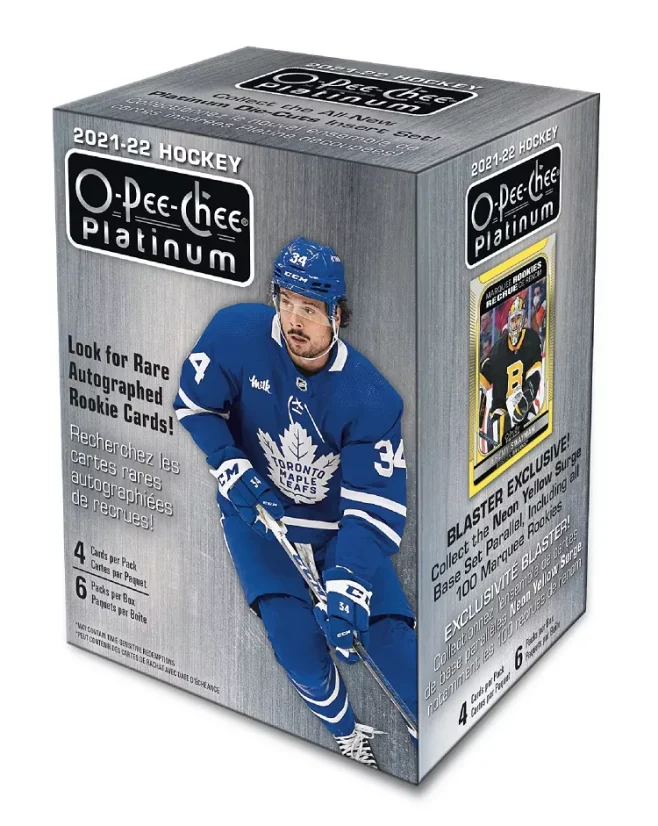 2021-22 Upper Deck O-Pee-Chee Platinum Hockey Blaster Box