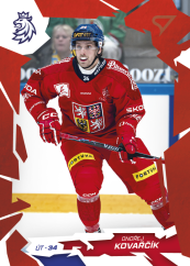 ONDŘEJ KOVAŘČÍK 2026 Hokejové Česko SportZoo Scarlet Red