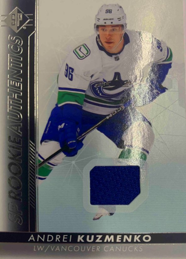 ANDREI KUZMENKO 22-23 SP Authentic Rookie Jersey