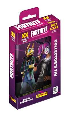 Panini Fortnite Série 2 – Plechová krabička s kartami (Tin Box)
