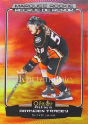 BRAYDEN TRACEY 22-23 O-PEE-CHEE Platinum-MARQUEE ROOKIE-Sunset