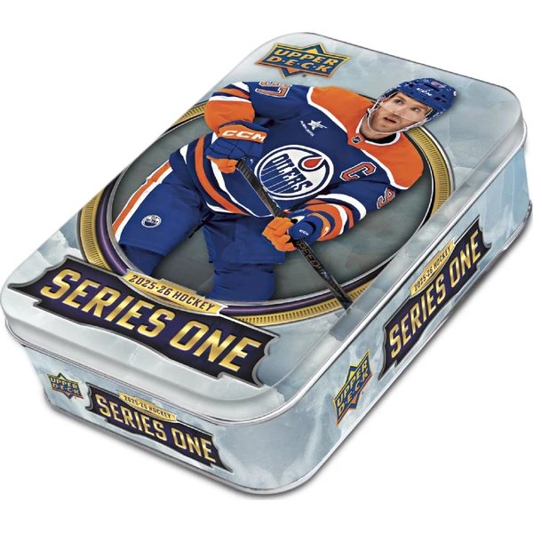 2025–26 Upper Deck Series 1 TIN Box – hlavní foto plechovky