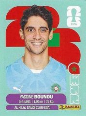 YASSINE BOUNOU 2026 Panini FIFA World Cup Stickers