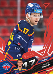 MATĚJ KAŠLÍK SportZoo 2025-26 I.serie Ruby Red 16/25