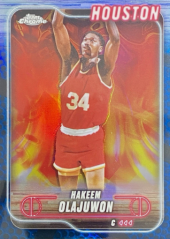 HAKEEM OLAJUWON 2024-25 Topps Chrome Refractor Blue