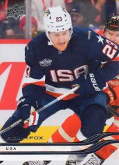 ADAM FOX TEAM USA 2025-26 Upper Deck Extended