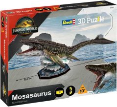 Sestavování 3D puzzle Mosasaurus – předřezané dílky bez lepidla