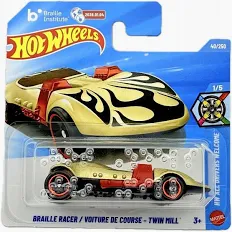 Hot Wheels BRAILLE RACER / TWIN MILL
