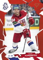 TOMÁŠ KUNDRÁTEK 2026 Hokejové Česko SportZoo Scarlet Red