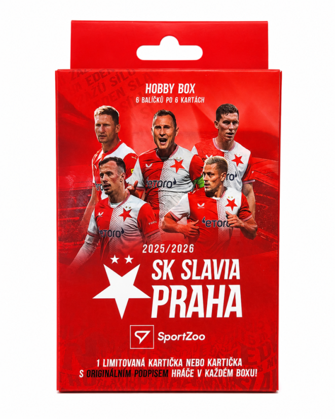 2025-26 SportZoo SK Slavia Praha Hobby Box