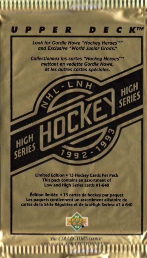 1992-93 Upper Deck S2 balíček