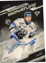 FILIP JANSA SportZoo 2025-26 2.serie Authentic Signature Level 1 19/99