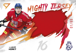 LUBOŠ HORKÝ  2026 Hokejové Česko SportZoo MIGHTY JERSEY Red Cooper 65/65