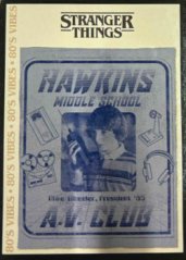 Stranger Things karta – Hawkins Middle School A.V. Club 
