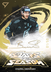 ONDŘEJ BERÁNEK SportZoo ELH 2025/26 Play Off Stars of the Season Gold Script 04/50