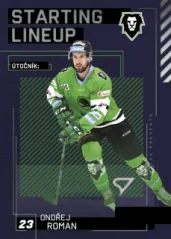 ONDŘEJ ROMAN 23-24 SportZoo Série2 Tipsport ELH Starting Line-Up