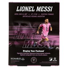 Lionel Messi Inter Miami – fotbalová memorabilie 14 cm-Black