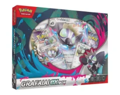 Pokémon TCG Grafaiai ex Box – promo karta, oversize karta a boostery