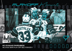 HC DYNAMO PARDUBICE SportZoo ELH 2025/26 Play Off Moments Turquoise Blue  01/25