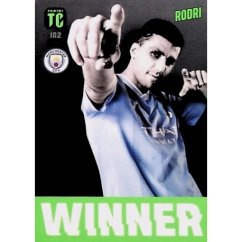 Rodri 2024 Panini Top Class Winner