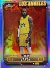 LEBRON JAMES 2024-25 Topps Chrome Refractor