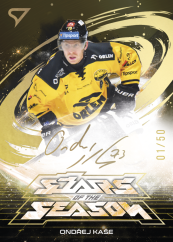 ONDŘEJ KAŠE SportZoo ELH 2025/26 Play Off Stars of the Season Gold Script 19/50