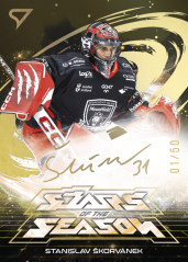 STANISLAV ŠKORVÁNEK SportZoo ELH 2025/26 Play Off Stars of the Season Gold Script 28/50