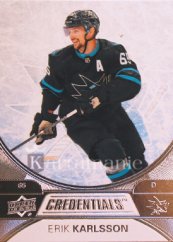 ERIK KARLSSON 21-22 UD Credentials