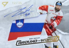 ROK MACUCH 2025/2026 Sportzoo Serie 1 Around the World Gold AUTO Flag 12/35
