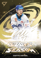 GRIFFIN MENDEL SportZoo ELH 2025/26 Play Off Stars of the Season Gold Script 16/50