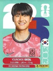 YOUNG-WOO SEOL 2026 Panini FIFA World Cup Stickers