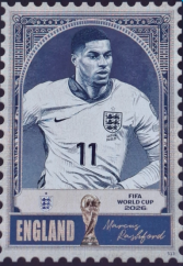 MARCUS RASHFORD 2026 Panini Kayou FIFA World Cup Stamp