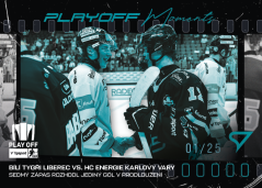 LIBEREC-KARLOVY VARY SportZoo ELH 2025/26 Play Off Moments Turquoise Blue  16/25