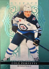 COLE PERFETTI #100 – 2026-27 Upper Deck Artifacts Aqua Blue