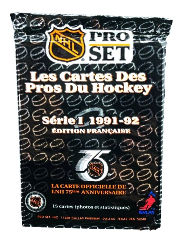 1991-92 Pro Set French Series 1 Balíček