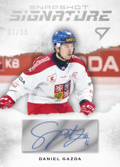 DANIEL GAZDA 2026 Hokejové Česko SportZoo Snapshot Signature 12/35