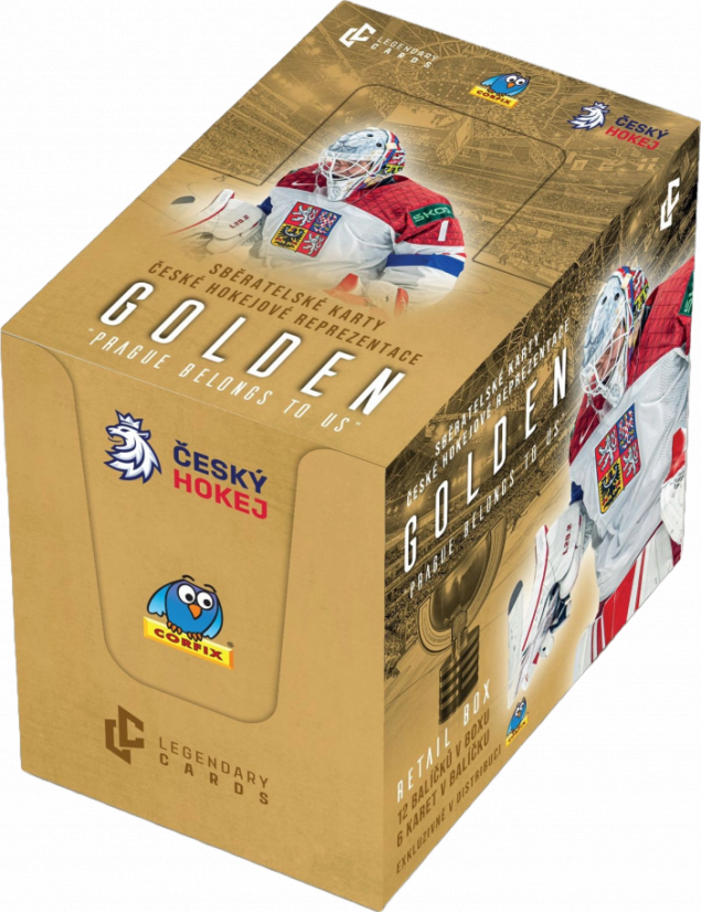 Hokejové karty - Golden Prague Belong to Us 2024 Retail Box Hokejové karty - Golden Prague Belong to Us 2024 Retail Box