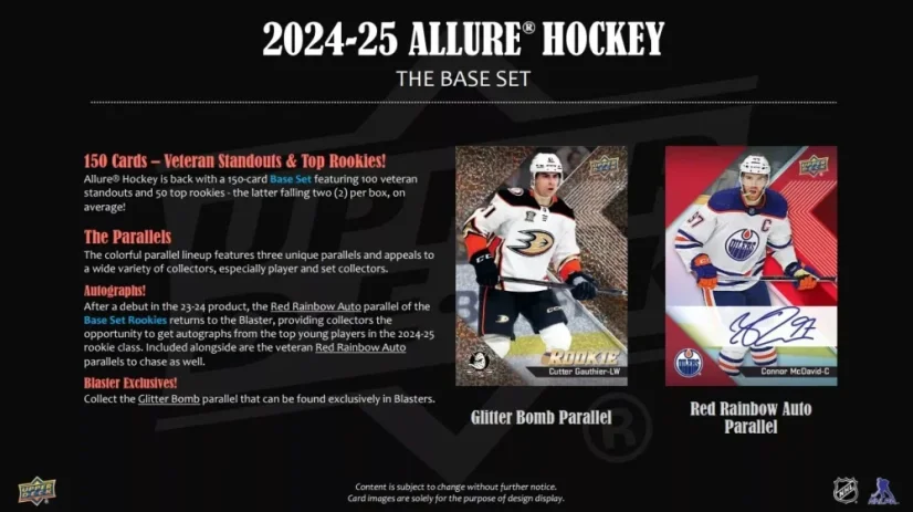 2024-25 Upper Deck Allure Hockey Blaster Box