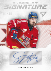 JAKUB FLEK 2026 Hokejové Česko SportZoo Snapshot Signature 08/35
