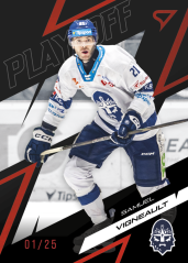 SAMUEL VIGNEAULT SportZoo ELH 2025/26 Play Off Moment Ruby Red 24/25