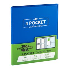 Blackfire 4 Pocket albem na karty A5 – modré