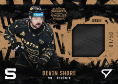 DEVIN SHORE 2025-26 SportZoo Sparta vzdává Hold-Jersey 12/50